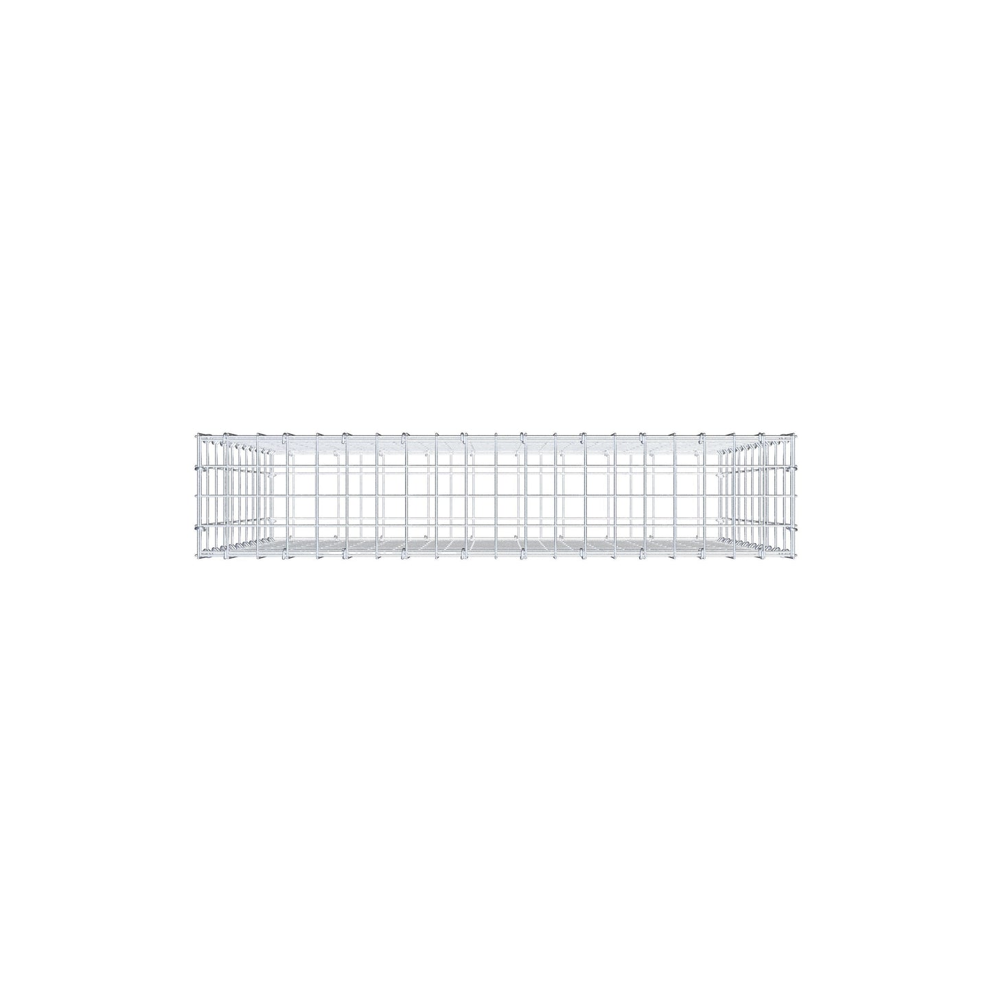 Schanskorf 100 cm x 100 cm x 20 cm (L x H x D), maaswijdte 5 cm x 10 cm, C-ring