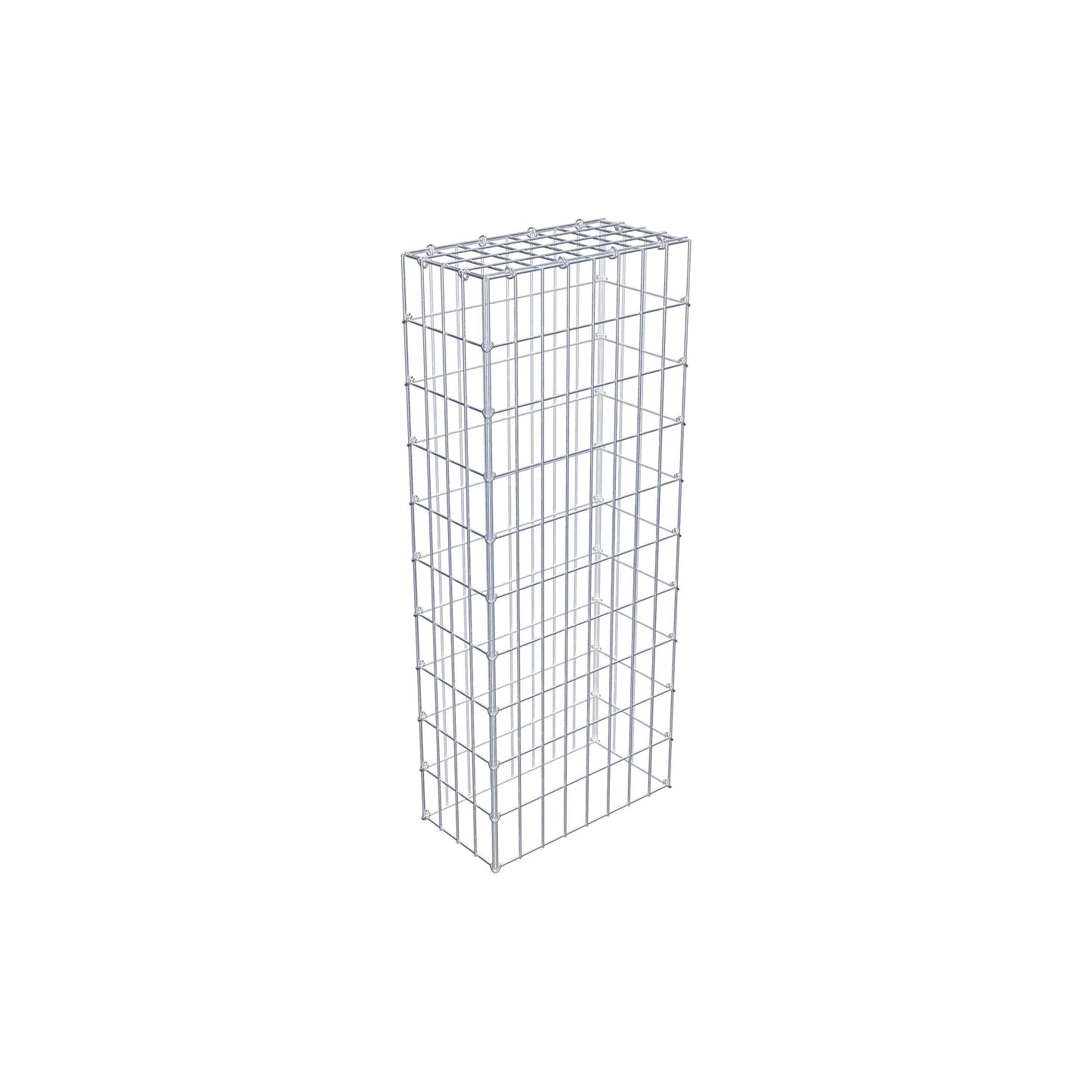 Type 3 oplegkorf 100 cm x 20 cm x 40 cm (L x H x D), maaswijdte 5 cm x 10 cm, C-ring