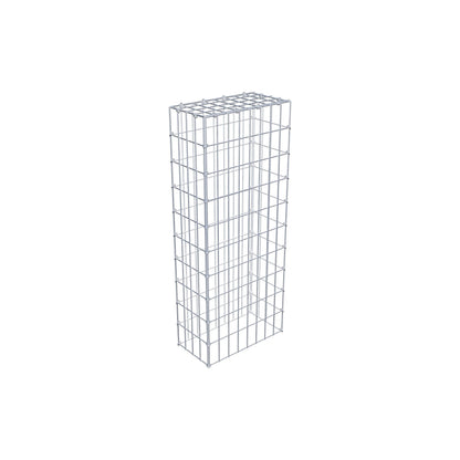 Type 3 oplegkorf 100 cm x 20 cm x 40 cm (L x H x D), maaswijdte 5 cm x 10 cm, C-ring
