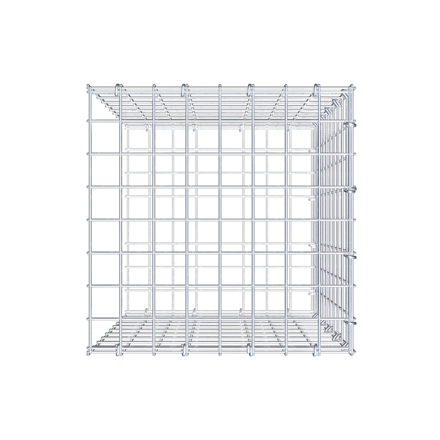 Pile aggiuntivo tipo 2 50 cm x 40 cm x 40 cm (L x H x P), maglia 5 cm x 5 cm, anello a C