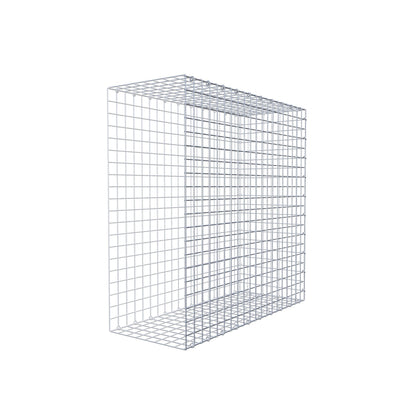 Mounted gabion type 2 100 cm x 100 cm x 40 cm (L x H x D), mesh size 5 cm x 5 cm, C-ring