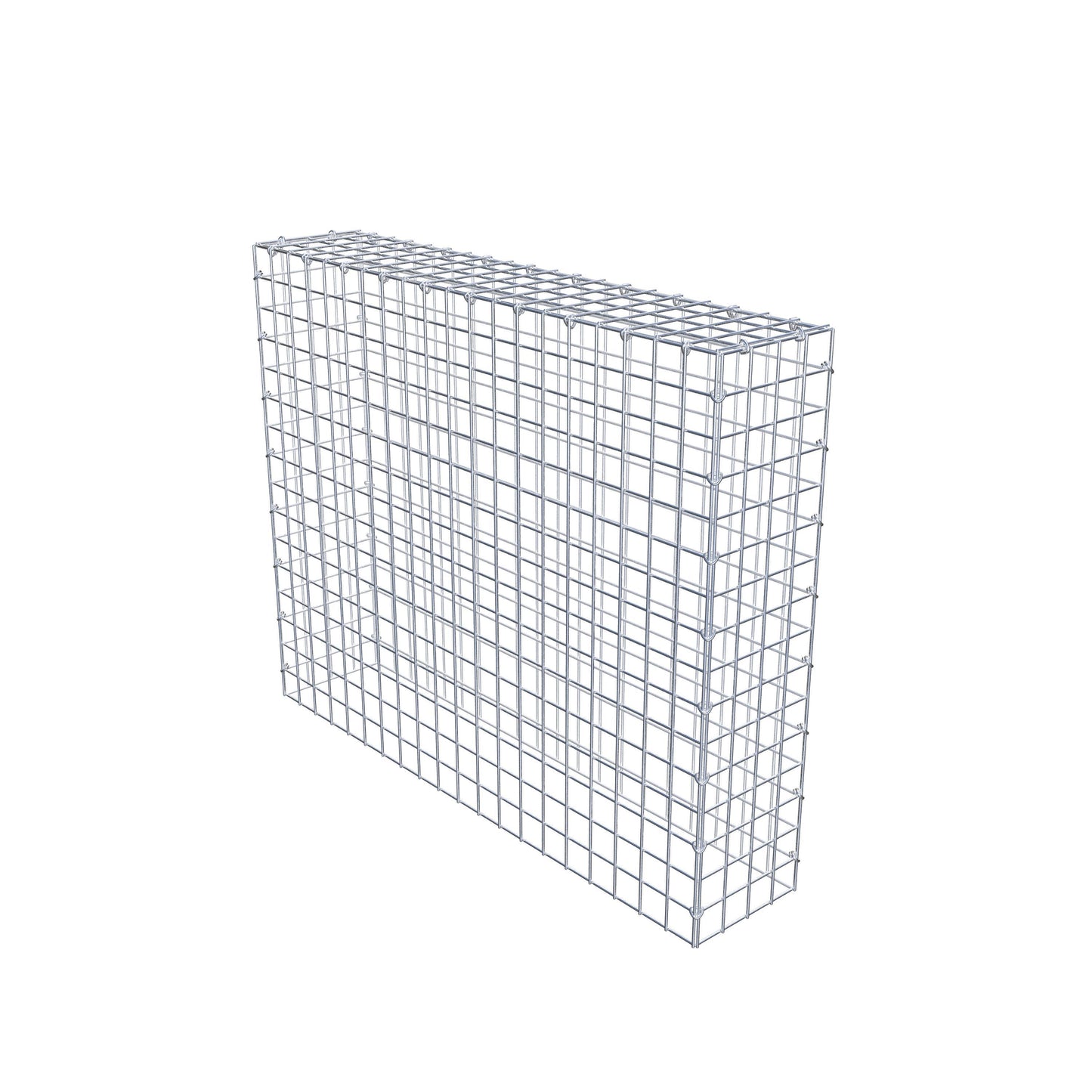 Type 3 oplegkorf 100 cm x 80 cm x 20 cm (L x H x D), maaswijdte 5 cm x 5 cm, C-ring