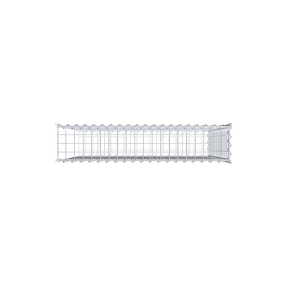 Gabbione aggiuntivo tipo 2 100 cm x 100 cm x 20 cm (L x H x P), dimensione maglia 5 cm x 5 cm, a spirale