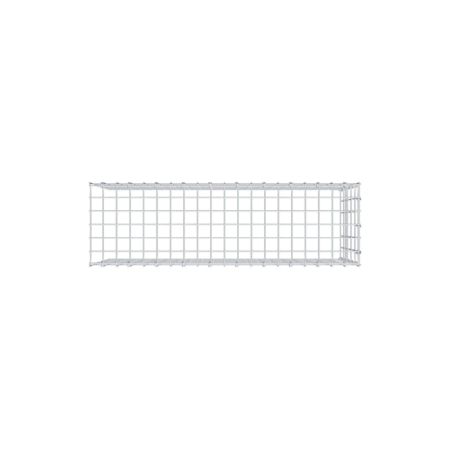 Type 4 oplegkorf 100 cm x 50 cm x 30 cm (L x H x D), maaswijdte 5 cm x 10 cm, C-ring