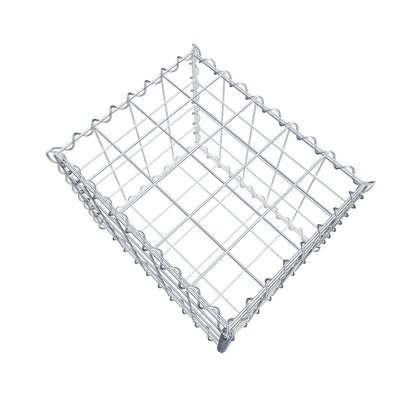 Gabion 50 cm x 40 cm x 40 cm (L x H x D), maskstorlek 10 cm x 10 cm, spiral