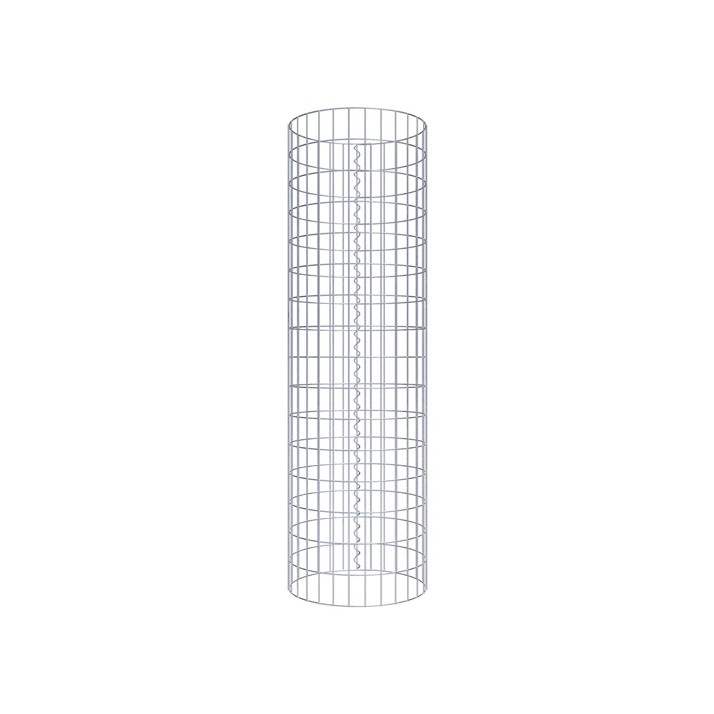 Gabionensäule rund 47 cm Durchmesser, 160 cm Höhe, Maschenweite 5 cm x 10 cm