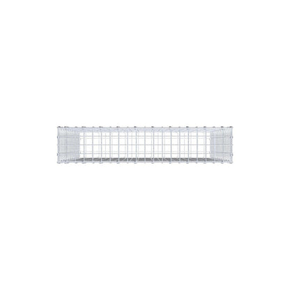 Gabbione 100 cm x 100 cm x 20 cm (L x H x P), maglia 5 x 5 cm, anello a spirale
