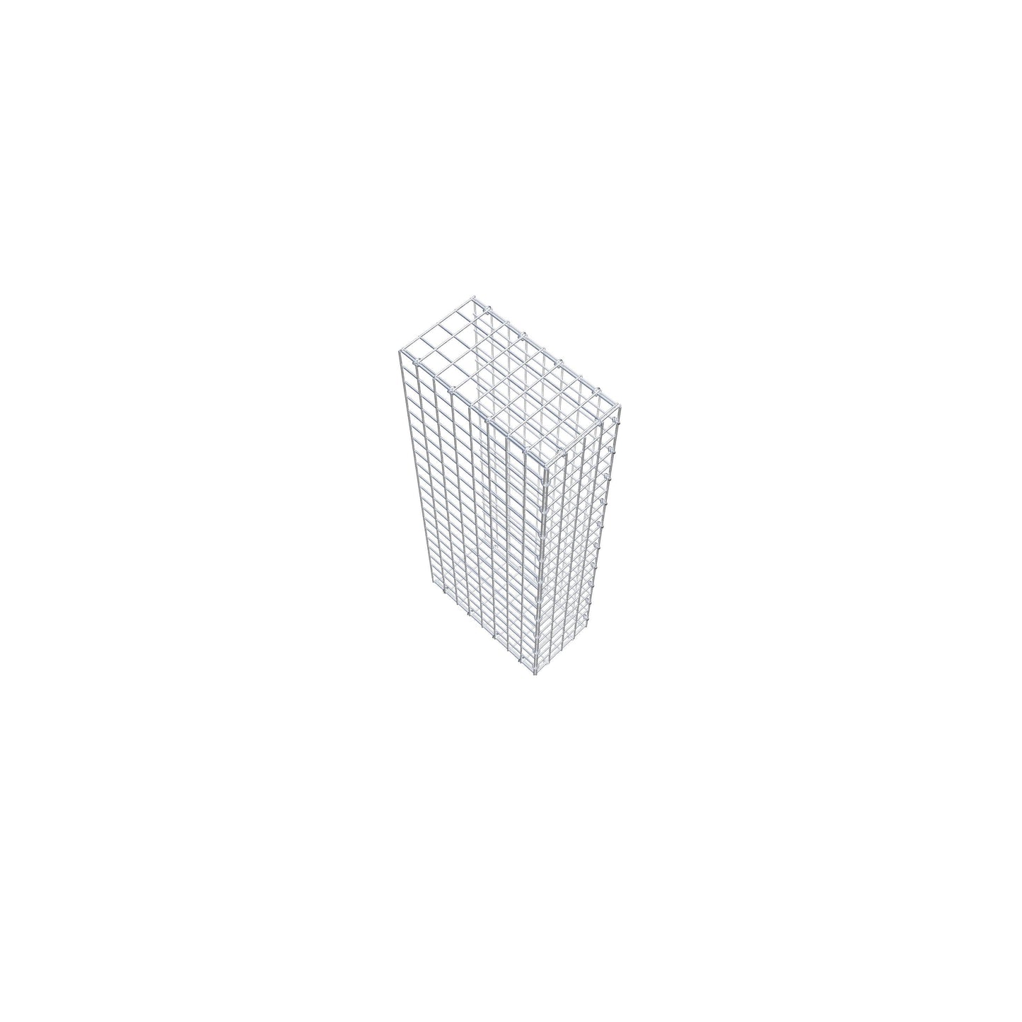 Fourche rapportée type 2 100 cm x 40 cm x 20 cm (L x H x P), mailles 5 cm x 5 cm, anneau C