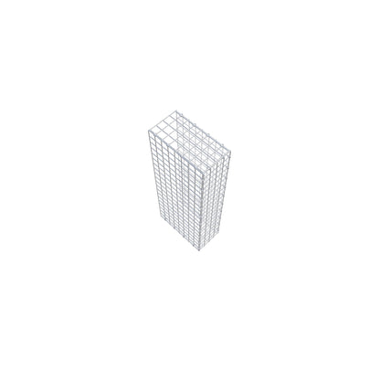 Fourche rapportée type 2 100 cm x 40 cm x 20 cm (L x H x P), mailles 5 cm x 5 cm, anneau C