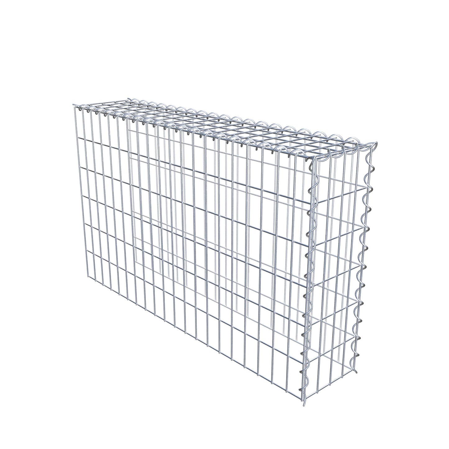 Add-on schanskorf type 4 100 cm x 60 cm x 20 cm (L x H x D), maaswijdte 5 cm x 10 cm, spiraalvormig