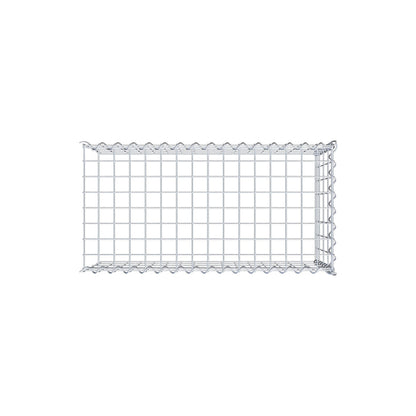Anbaugabione Typ 4 80 cm x 40 cm x 40 cm (L x H x T), Maschenweite 5 cm x 10 cm, Spirale