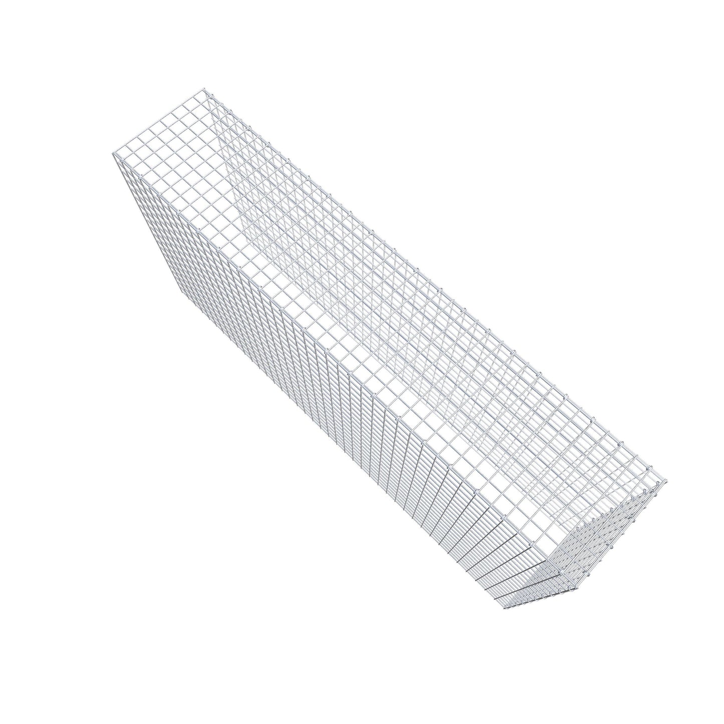 Mounted gabion type 4 200 cm x 100 cm x 40 cm (L x H x D), mesh size 5 cm x 5 cm, C-ring