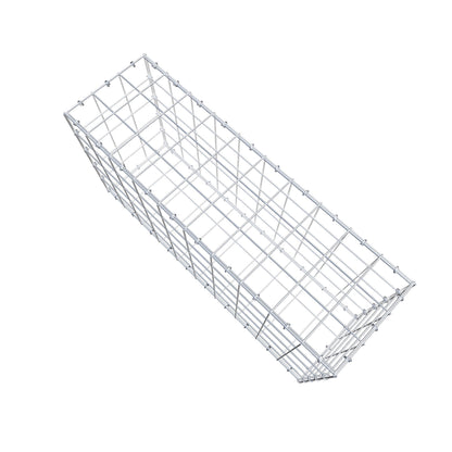 Gabião 100 cm x 50 cm x 30 cm (C x A x P), malhagem 10 cm x 10 cm, anel C
