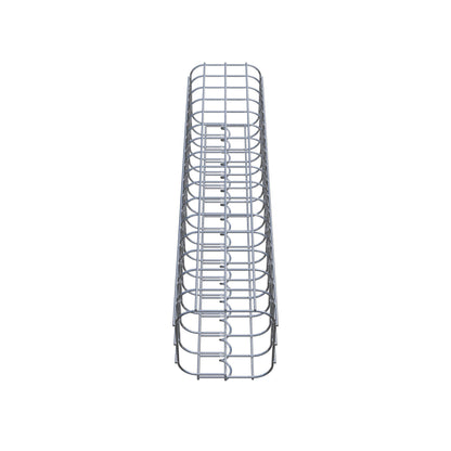 Gabionensäule eckig 17 cm x 17 cm, 80 cm Höhe, MW 5 cm x 5 cm