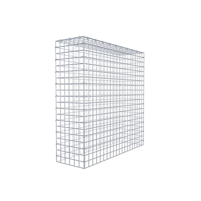 Monteret gabion type 3 100 cm x 100 cm x 30 cm (L x H x D), maskestørrelse 5 cm x 5 cm, C-ring
