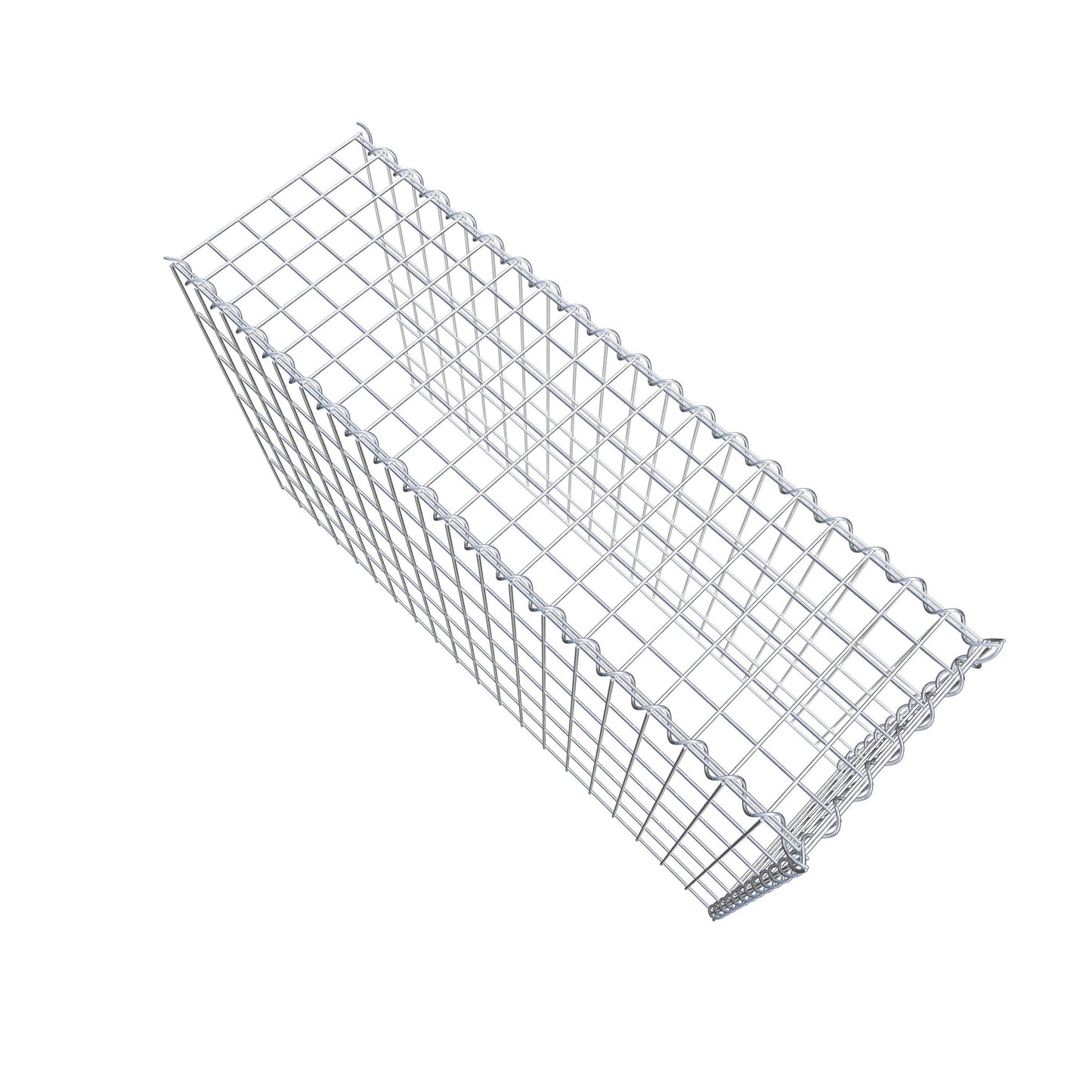 Aangegroeide schanskorf type 4 100 cm x 60 cm x 30 cm (L x H x D), maaswijdte 5 cm x 10 cm, spiraal