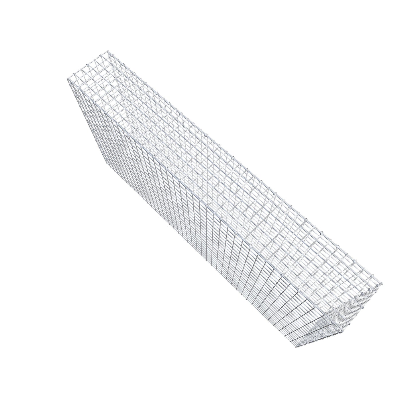 Opzetpaal type 3 200 cm x 100 cm x 30 cm (L x H x D), maaswijdte 5 cm x 5 cm, C-ring