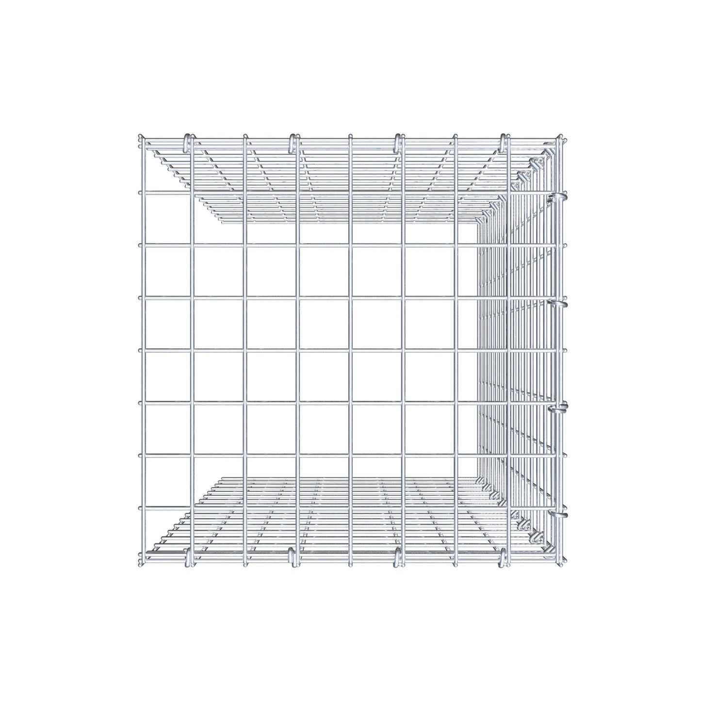 Toegevoegde pool type 4 80 cm x 40 cm x 40 cm (L x H x D), maaswijdte 5 cm x 5 cm, C-ring