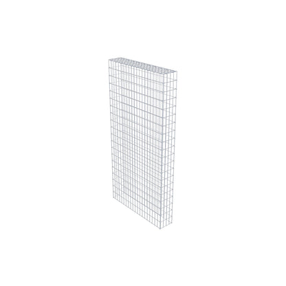 Opzetpaal type 3 200 cm x 100 cm x 20 cm (L x H x D), maaswijdte 5 cm x 10 cm, C-ring