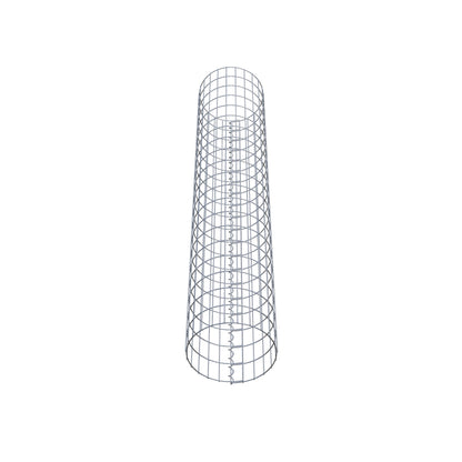 Gabionensäule rund 37 cm Durchmesser, 200 cm Höhe, Maschenweite 5 cm x 10 cm