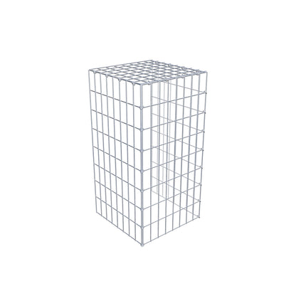 Toegevoegde pool type 4 80 cm x 40 cm x 40 cm (L x H x D), maaswijdte 5 cm x 10 cm, C-ring