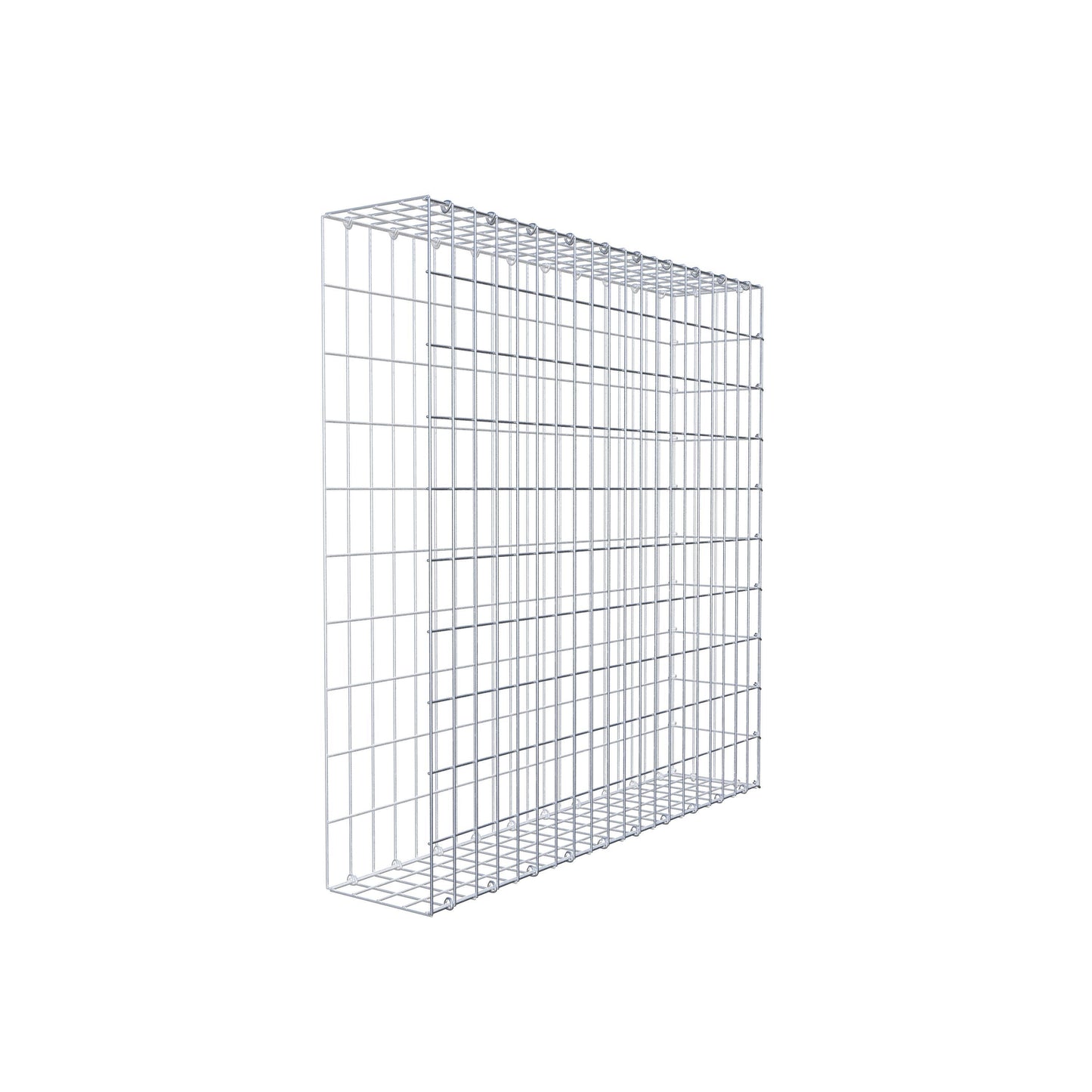 Gabião tipo 2 100 cm x 100 cm x 20 cm, malhagem 5 cm x 10 cm, anel C