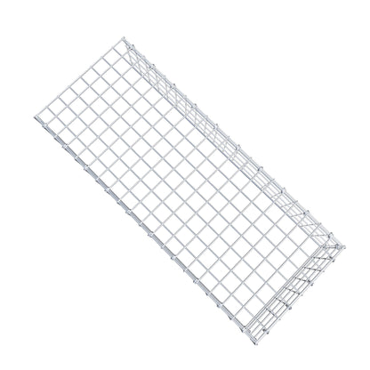 Monteret gabion type 4 100 cm x 20 cm x 40 cm (L x H x D), maskestørrelse 5 cm x 5 cm, C-ring