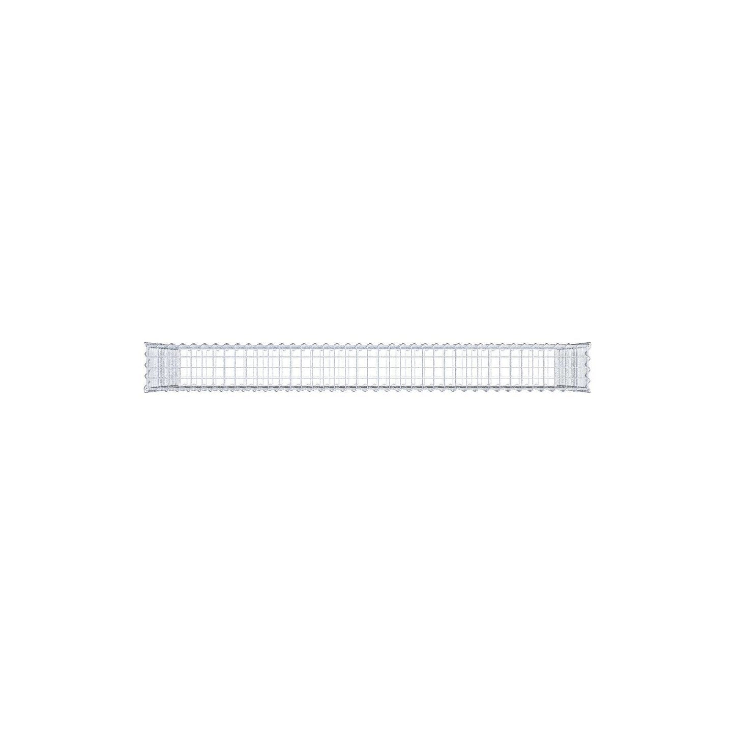 Gabion 200 cm x 100 cm x 20 cm (L x H x D), mesh size 5 cm x 5 cm, spiral