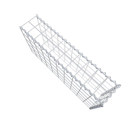 Add-on schanskorf type 4 100 cm x 50 cm x 20 cm (L x H x D), maaswijdte 10 cm x 10 cm, spiraal