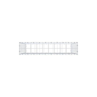 Gabion 100 cm x 90 cm x 20 cm (L x H x P), mailles 10 x 10 cm, anneau en spirale