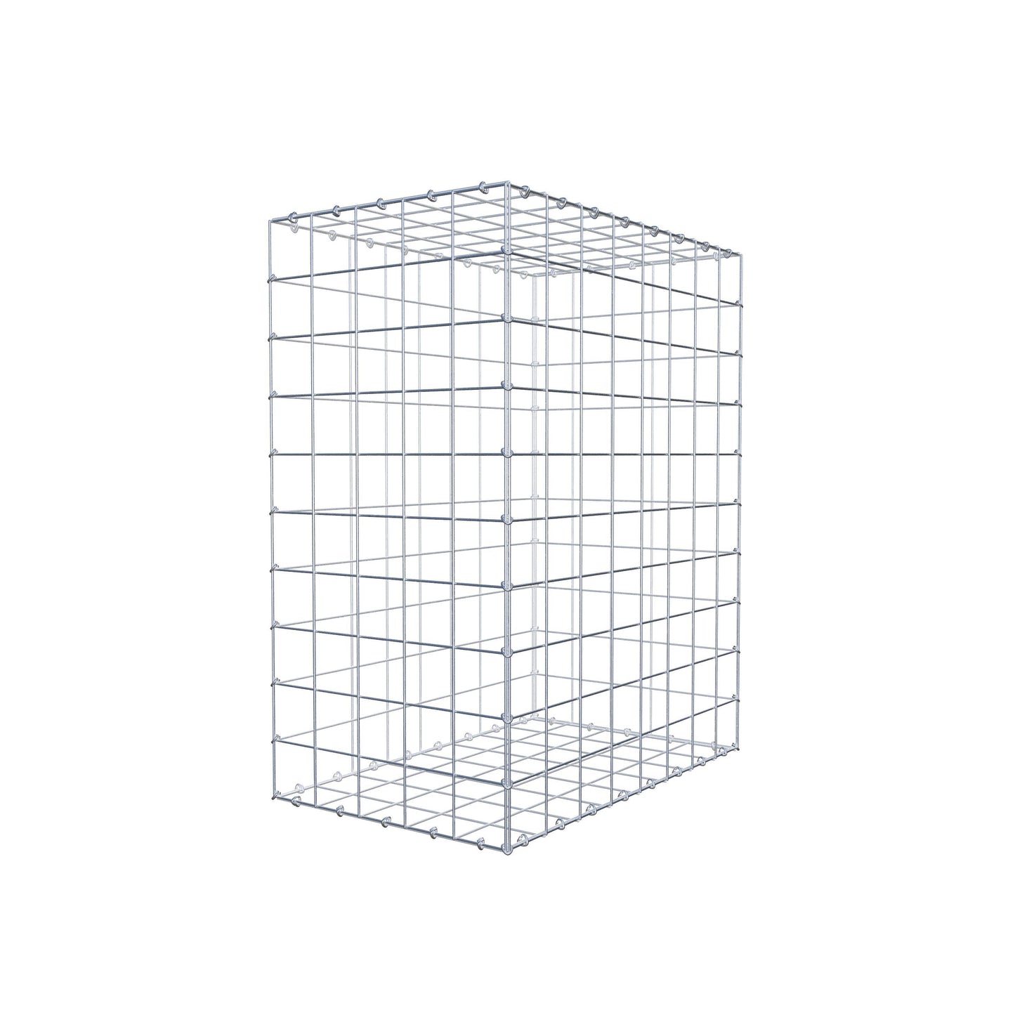 Schanskorf 100 cm x 80 cm x 50 cm (L x H x D), maaswijdte 10 cm x 10 cm, C-ring