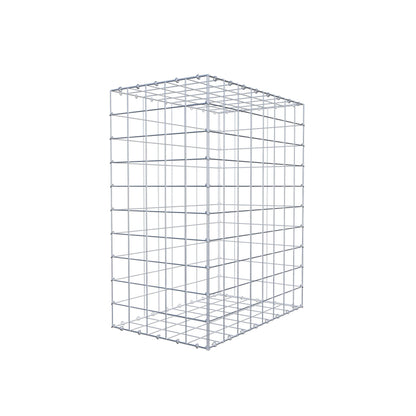 Schanskorf 100 cm x 80 cm x 50 cm (L x H x D), maaswijdte 10 cm x 10 cm, C-ring