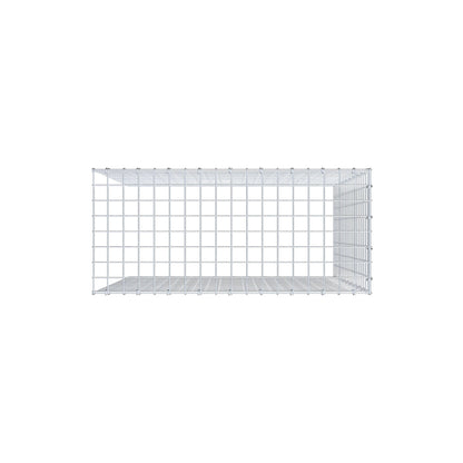 Gavión adicional tipo 4 100 cm x 90 cm x 40 cm (L x A x P), malla 5 cm x 5 cm, anillo en C