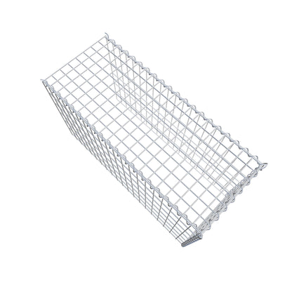 Add-on schanskorf type 4 100 cm x 60 cm x 40 cm (L x H x D), maaswijdte 5 cm x 10 cm, spiraalvormig