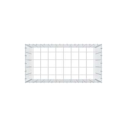 Type 3 oplegkorf 100 cm x 60 cm x 50 cm (L x H x D), maaswijdte 10 cm x 10 cm, C-ring