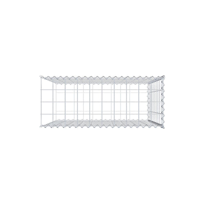 Gabião tipo 2 100 cm x 100 cm x 40 cm (C x A x P), malhagem 10 cm x 10 cm, espiral