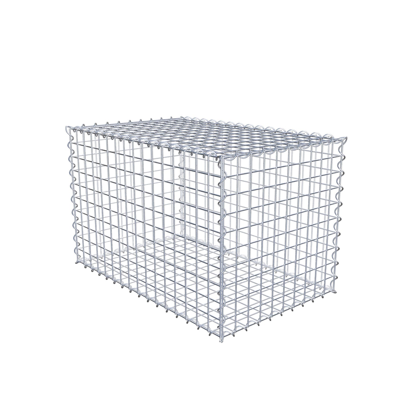 Schanskorf 80 cm x 50 cm x 50 cm (L x H x D), maaswijdte 5 cm x 5 cm, spiraal