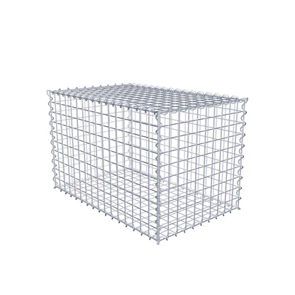 Schanskorf 80 cm x 50 cm x 50 cm (L x H x D), maaswijdte 5 cm x 5 cm, spiraal