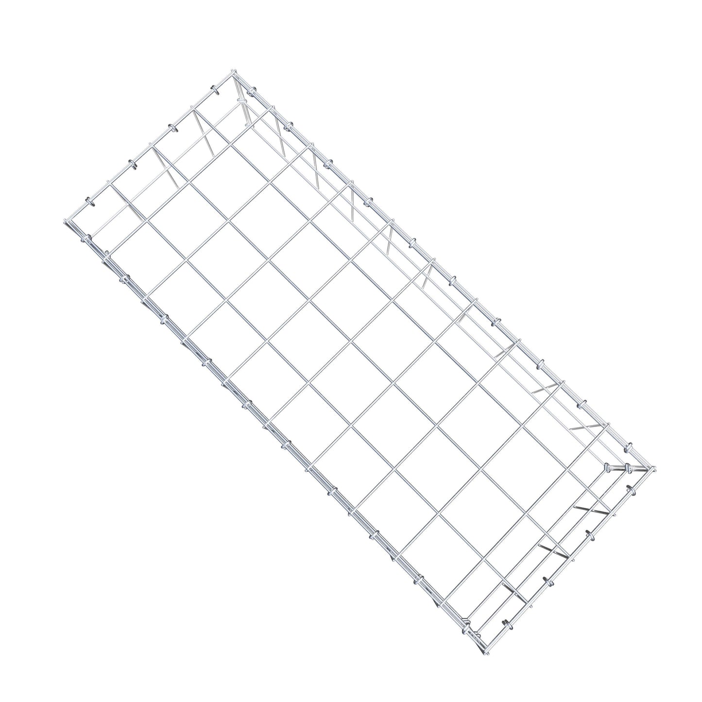Gabião Tipo 3 100 cm x 20 cm x 40 cm (C x A x P), malhagem 10 cm x 10 cm, anel C
