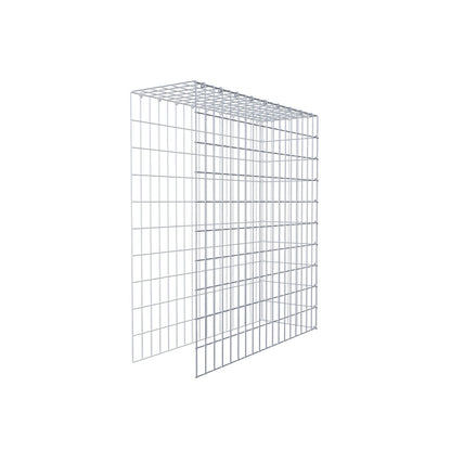 Monteret gabion type 4 100 cm x 90 cm x 30 cm (L x H x D), maskestørrelse 5 cm x 10 cm, C-ring