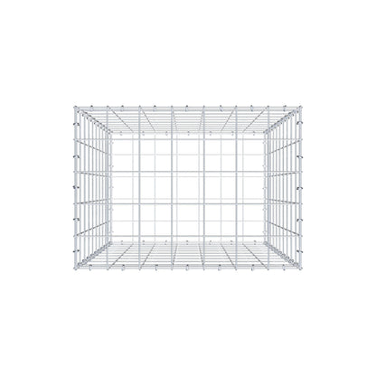 Gabione 100 cm x 70 cm x 50 cm (L x H x T), Maschenweite 10 cm x 10 cm, C-Ring