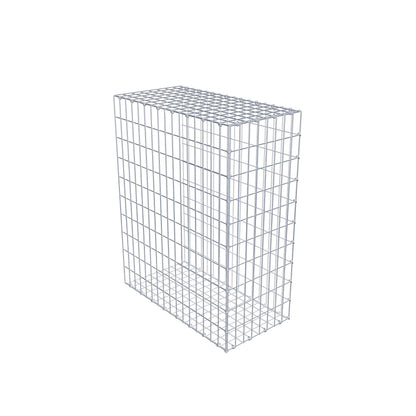 Opzetpaal type 2 100 cm x 80 cm x 40 cm, maaswijdte 5 cm x 10 cm, C-ring