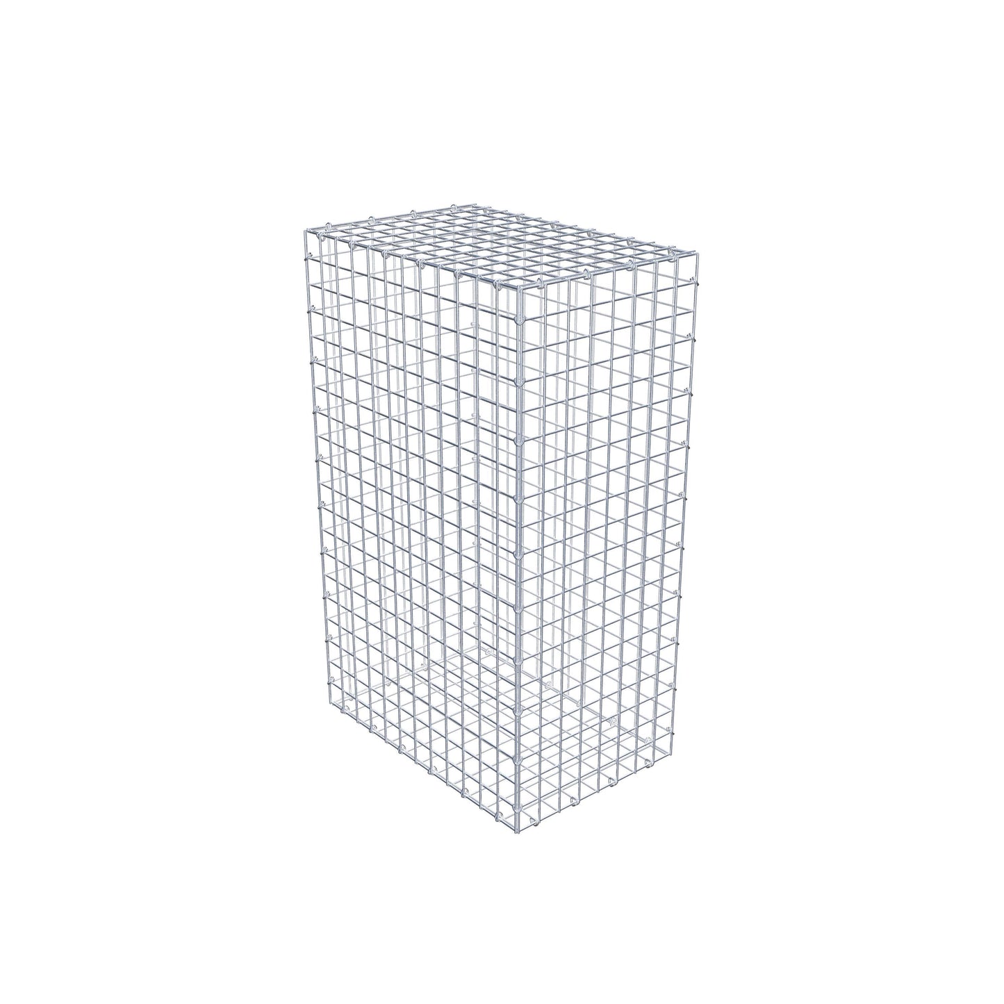 Gabione 100 cm x 60 cm x 40 cm (L x H x T), Maschenweite 5 cm x 5 cm, C-Ring