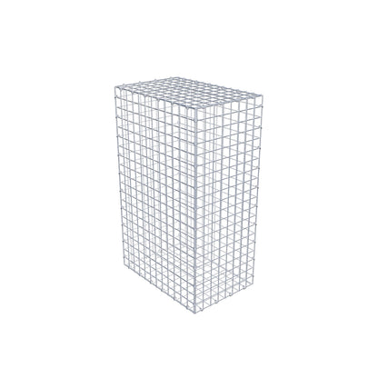 Gabione 100 cm x 60 cm x 40 cm (L x H x T), Maschenweite 5 cm x 5 cm, C-Ring