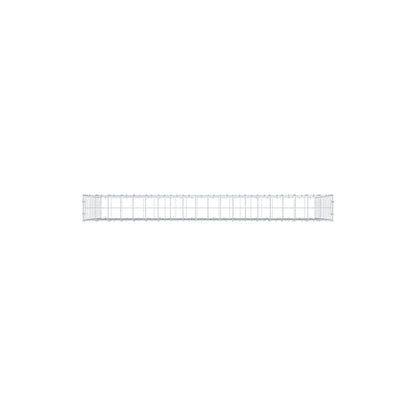 Gabião 200 cm x 100 cm x 20 cm (C x A x P), malhagem 10 cm x 10 cm, anel C