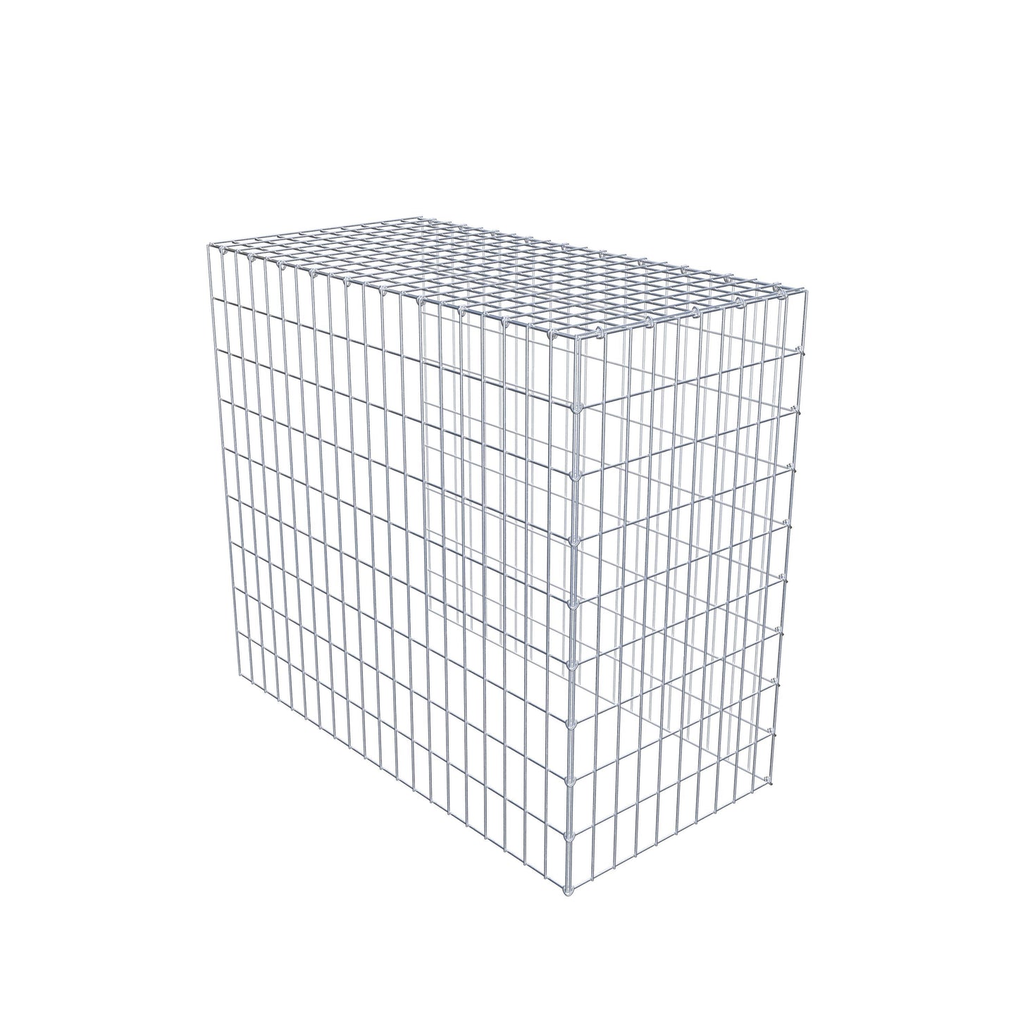 Gavión adicional tipo 4 100 cm x 90 cm x 50 cm (L x A x P), malla 5 cm x 10 cm, anillo en C