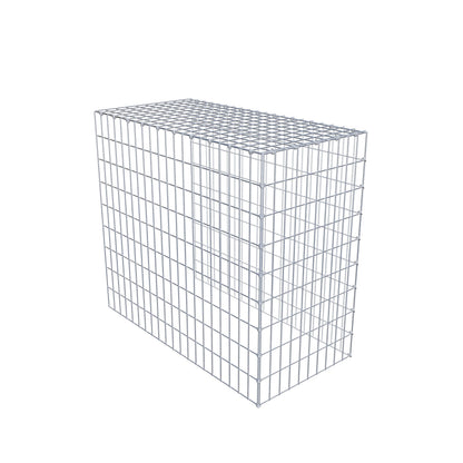 Gavión adicional tipo 4 100 cm x 90 cm x 50 cm (L x A x P), malla 5 cm x 10 cm, anillo en C