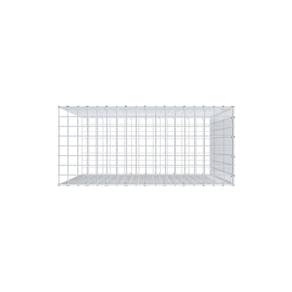 Type 2 oplegkorf 100 cm x 90 cm x 40 cm (L x H x D), maaswijdte 5 cm x 5 cm, C-ring