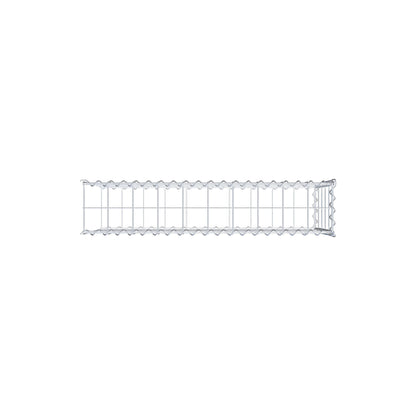 Gabbione aggiuntivo tipo 2 100 cm x 50 cm x 20 cm (L x H x P), dimensione maglia 10 cm x 10 cm, a spirale