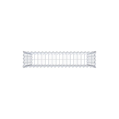 Gabion 100 cm x 90 cm x 20 cm (L x H x D), maskestørrelse 5 cm x 10 cm, spiral
